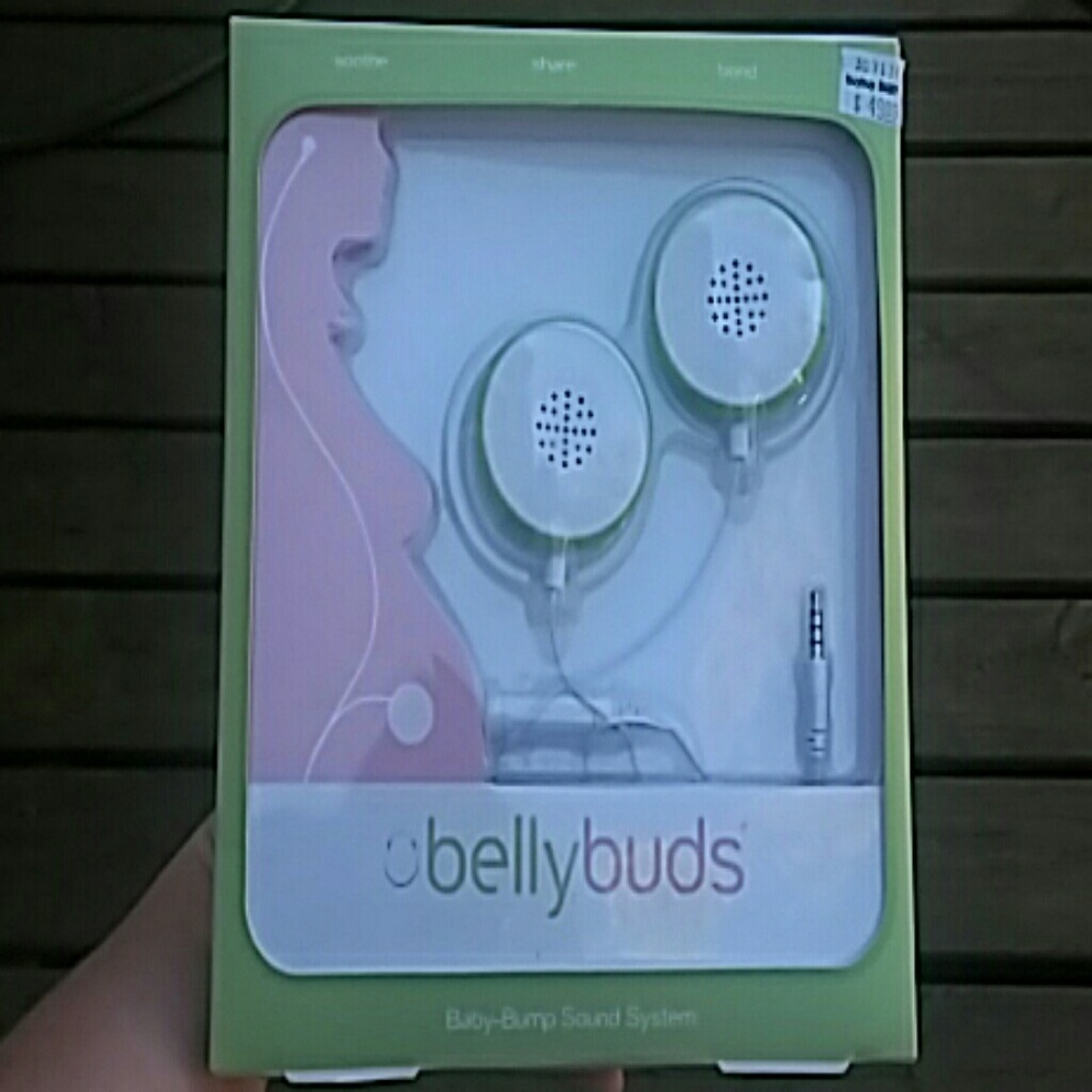 Bellybuds Baby-bump sound system